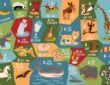 funny animals alphabet poster printable free
